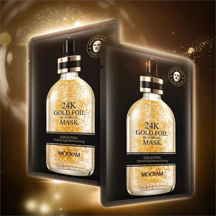 Yüz Maskesi - 24K Altın Hyaluronik Asit