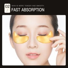 Altın Kolajen Kristal Göz Maskesi