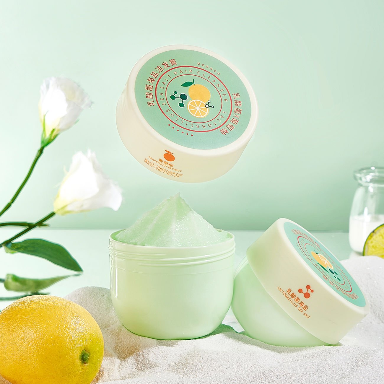 Laktik Asit Bakteri Deniz Tuzu Saç Peelingi 250g