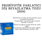 Probiyotik Parlatıcı Diş Beyazlatma Tozu 250g