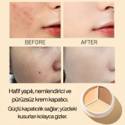 Üç Renkli Kapatıcı Concealer 15g