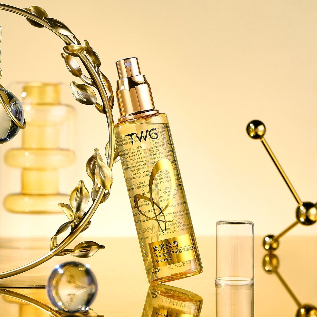 Parfüm Özlü Saç Yatıştırıcı Yağ Spreyi 100ml Hindistan Cevizi