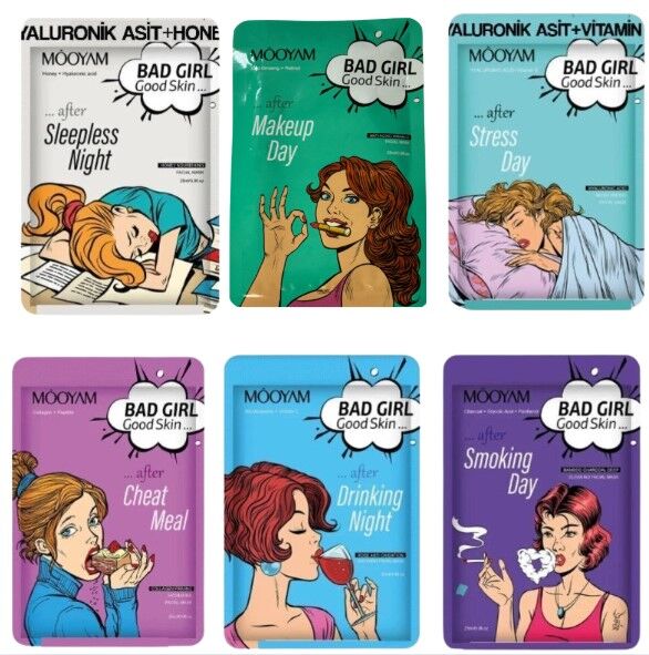 Bad Gırl Kağıt Maske